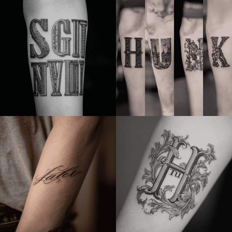 Tattoo Buchstaben Designs