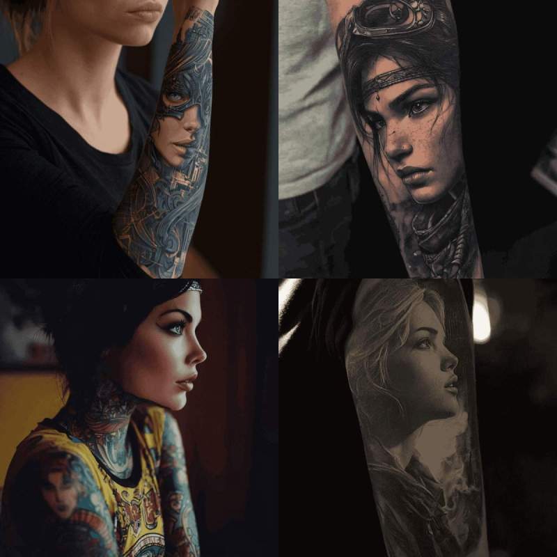 Tattoo Frau Arm