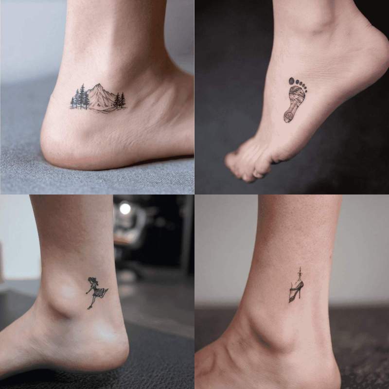 Tattoo Fuü Frau Klein Designs