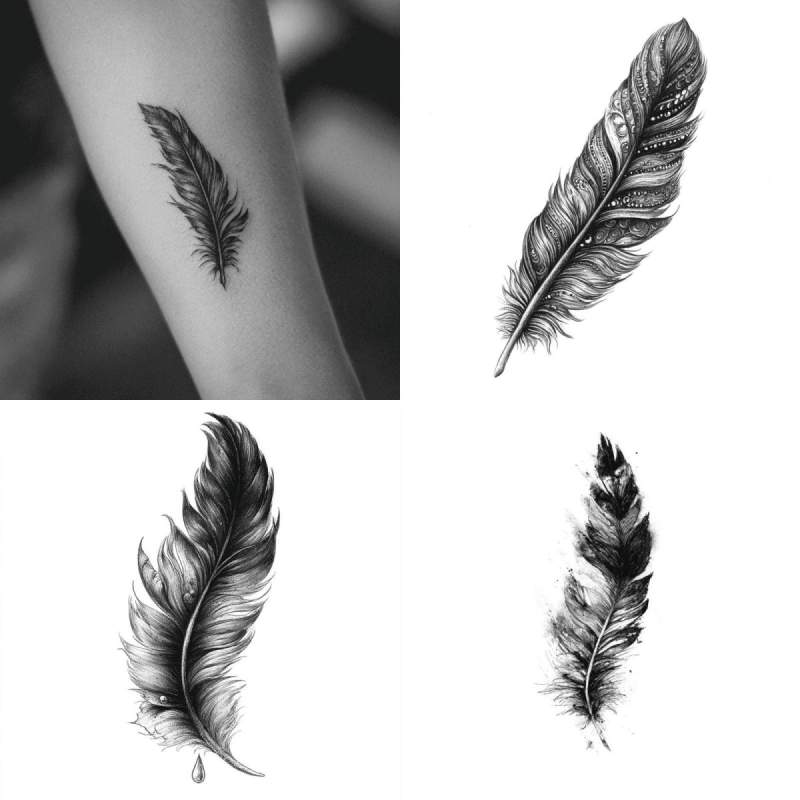 Tattoo Ideen Feder Tattoo Vorlage von Experten in Schweiz