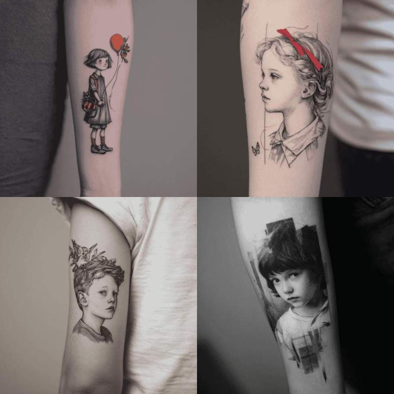 Tattoo Kind Idee Designs
