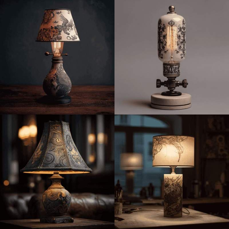 Tattoo Lampe Designs