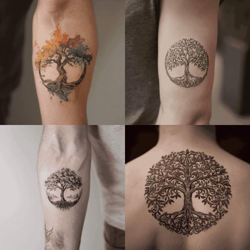 Tattoo Lebensbaum Familie