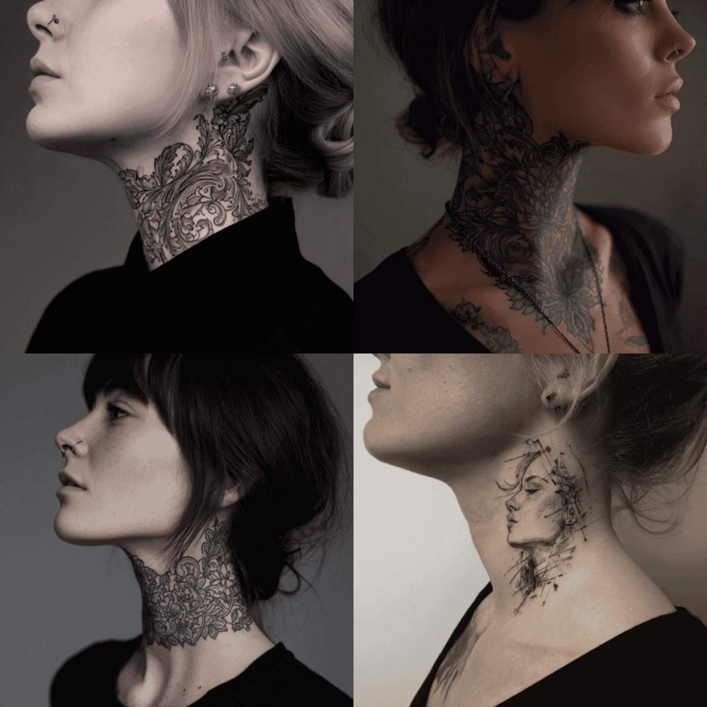 Tattoo Nacken Frau Designs