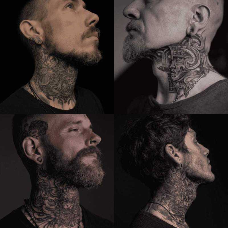 Tattoo Nacken Mann