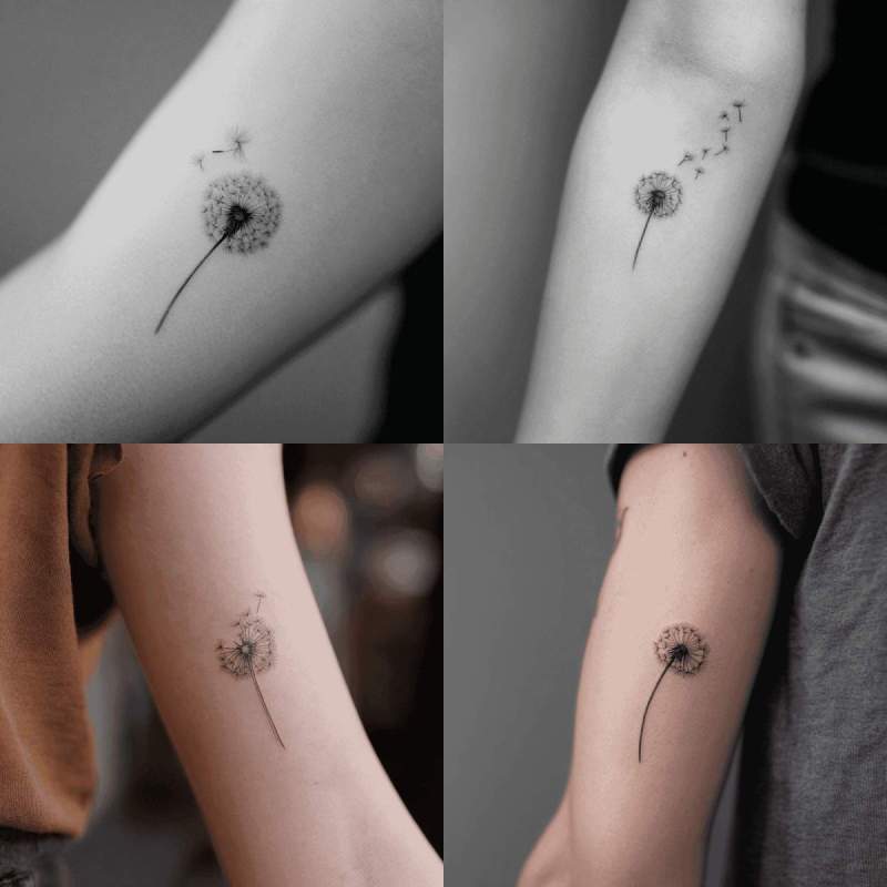 Tattoo Pusteblume Klein Designs