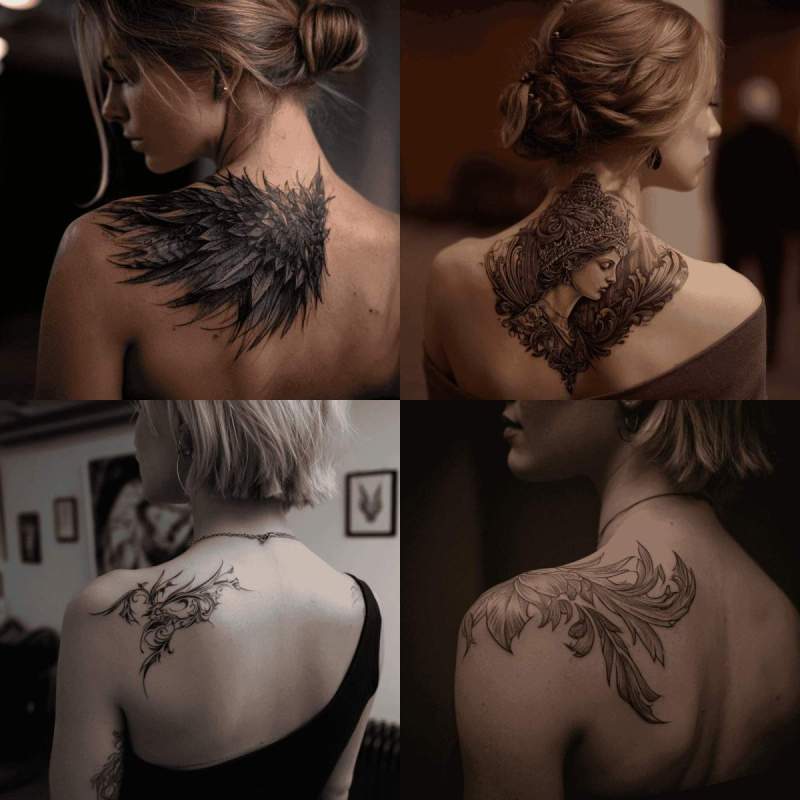 Tattoo Schulterblatt Frau