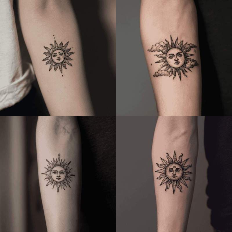 Tattoo Sonne Designs