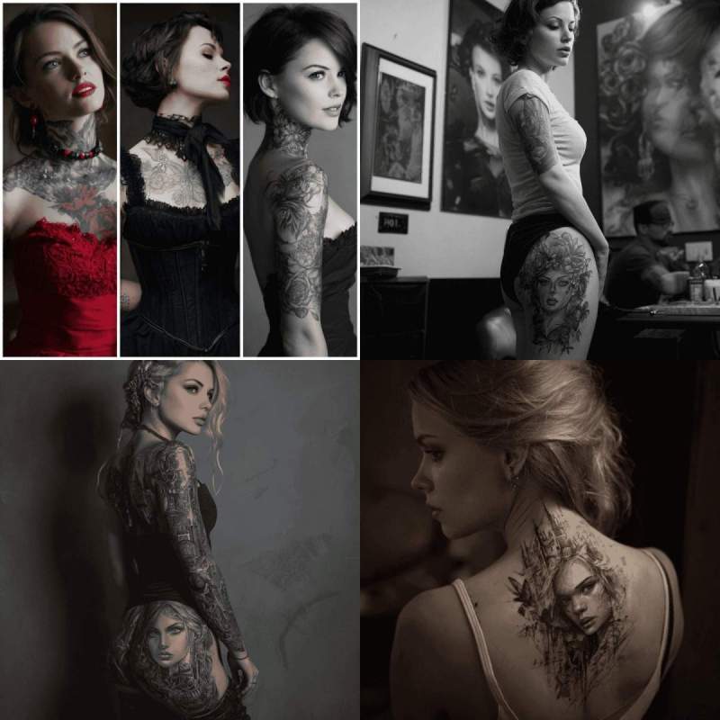Tattoo Stellen Frauen Designs