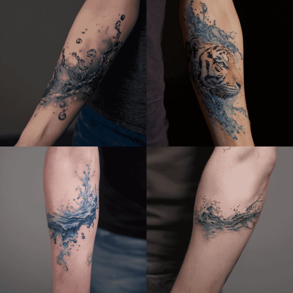 Tattoo Wasser Designs