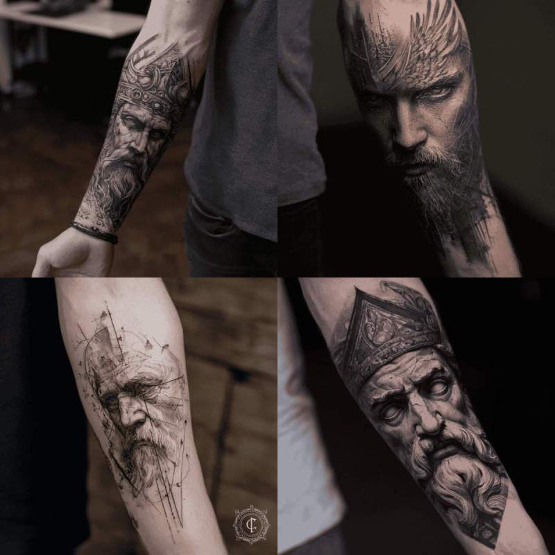 Unterarm Tattoo Arm Mann Designs