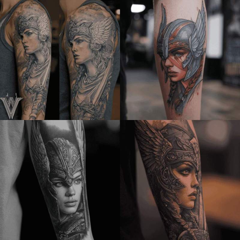 Valkyrie Tattoo Designs