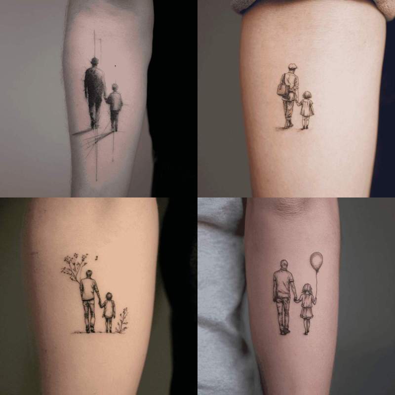 Verbindung Eltern Kind Tattoo Designs