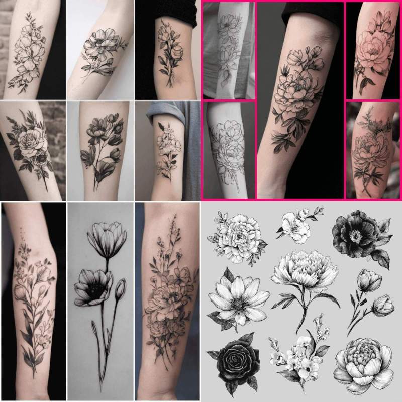 Vorlagen Blumen Tattoo