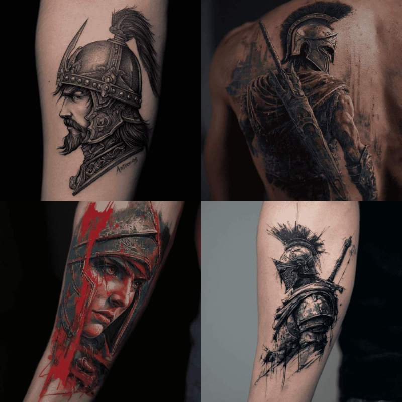 Warrior Tattoo Designs