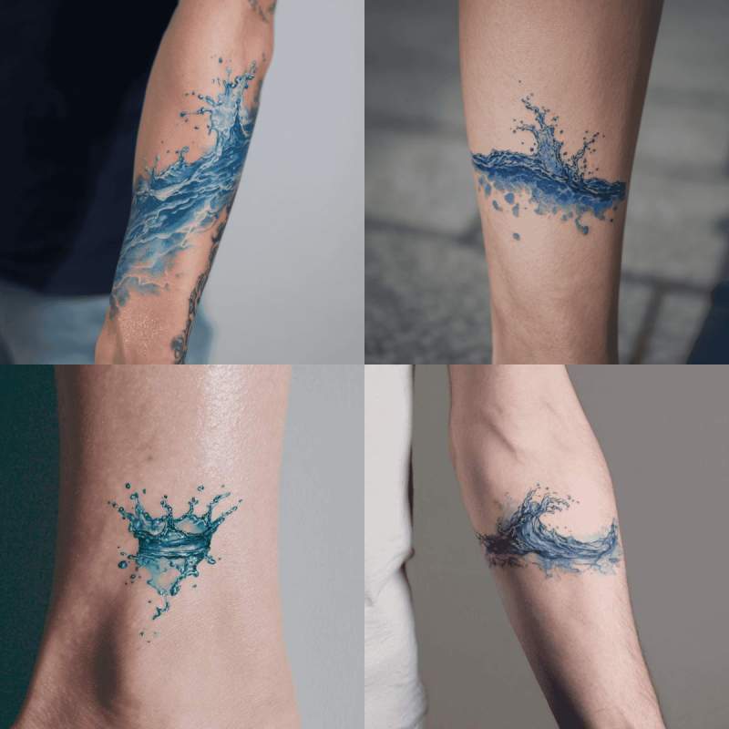 Wasser Tattoo Designs